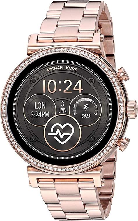 michael kors sophie rose gold smart watch|Michael Kors access gen.